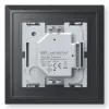 Szklany termostat ścienny Homematic IP z czujnikiem CO₂ — mechaniczny, czarny, 230 V, IP20