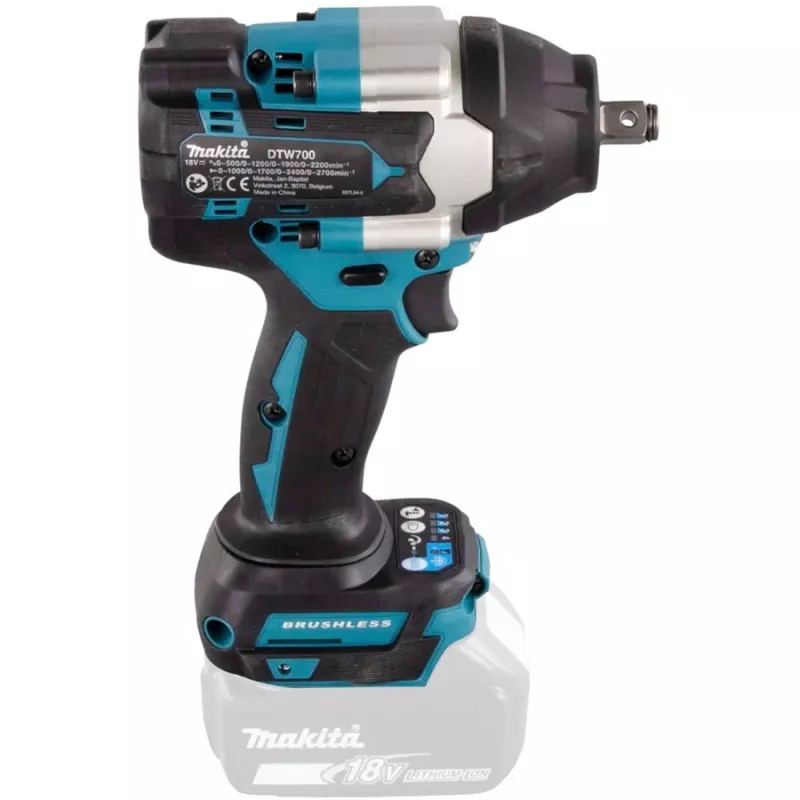 Klucz udarowy Makita DTW700Z 1/2 2200 RPM 700 N⋅m zielony