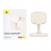 Stojak na tablet i telefon Baseus Seashell Series Pink — regulowana wysokość, lekki