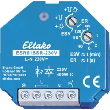 Eltako Impulse Switch Flush-Mount ESR61SSR-230V 1 Normally Open Contact 230 V 400 W 1 szt. (61100003)