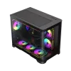 Obudowa Gamemax HYPE-M BK | Czarna | Micro | Bez zasilacza