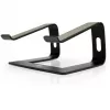 Podstawka pod laptopa Port Designs 901103 — aluminium i czarna, obsługa do 15,6 cala, szerokość 260 mm, głębokość 145 mm, wysokość 225 mm