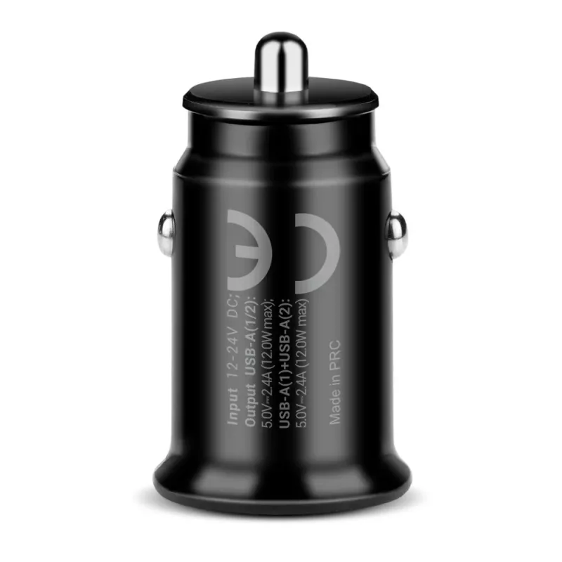 Ładowarka samochodowa everActive CC-25C 2x USB-A + USB-C, 12W, zasilacz USB do samochodu