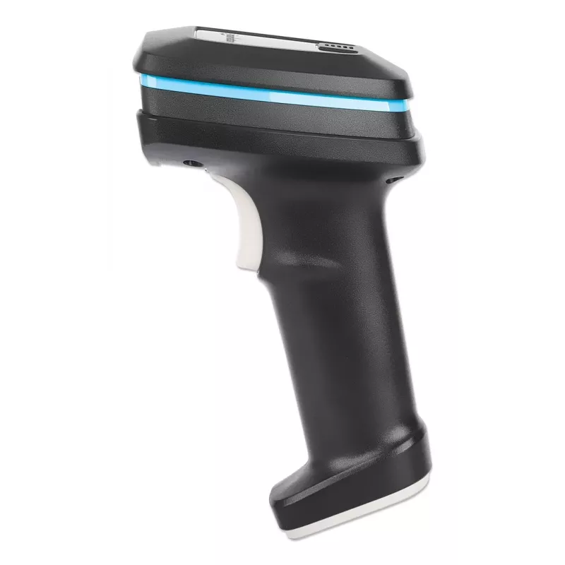 Manhattan 2D Long Range LED Barcode Scanner, USB, 450mm głębokość skanowania, maks. światło otoczenia 100 000 luksów (światło słoneczne), obsługuje symbologie - 1D (21 wersji) i 2D (10 wersji), kabel skanera RJ45 do USB 1,8 m (najpopularniejszy typ, czyli USB-A), czarny, 3 lata gwarancji