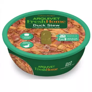 Mokra karma dla psa ARQUIVET Arquivet Fresh Home Gulasz z Kaczki 280 g — kompletna bezzbożowa receptura z kaczką dla dorosłych psów