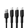 Kabel Lightning zielony Cell KABGCSET05 1.2m Czarny