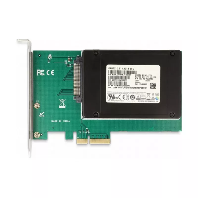 DeLOCK Karta PCI Express x4 na 1 wewnętrzny U.2 NVMe SFF-8639