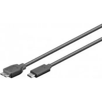 Wentronic Goobay USB 3.0 SuperSpeed Cable > USB-C™, 1 m - USB 3.0 Micro-Plug (Type B) > USB-C Plug (67996)