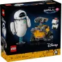 LEGO zestaw konstrukcyjny Disney Pixar WALL·E i EVE 43279 — 811 elementów, wysokość 130 mm, dla 18+
