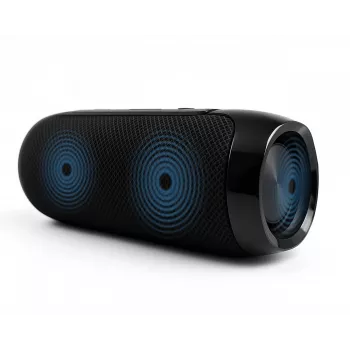 Przenośny głośnik Bluetooth stereo SQUEAK SQ1008 — 14W RMS, Bluetooth 5.3, 1200 mAh, IPX4, FM, LED, AUX, USB