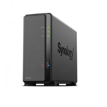 Synology DiskStation DS124 NAS/serwer pamięci masowej Desktop Ethernet LAN Czarny RTD1619B