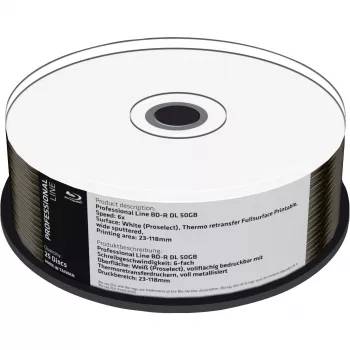 BD-R DL MediaRange 50GB 25 sztuk