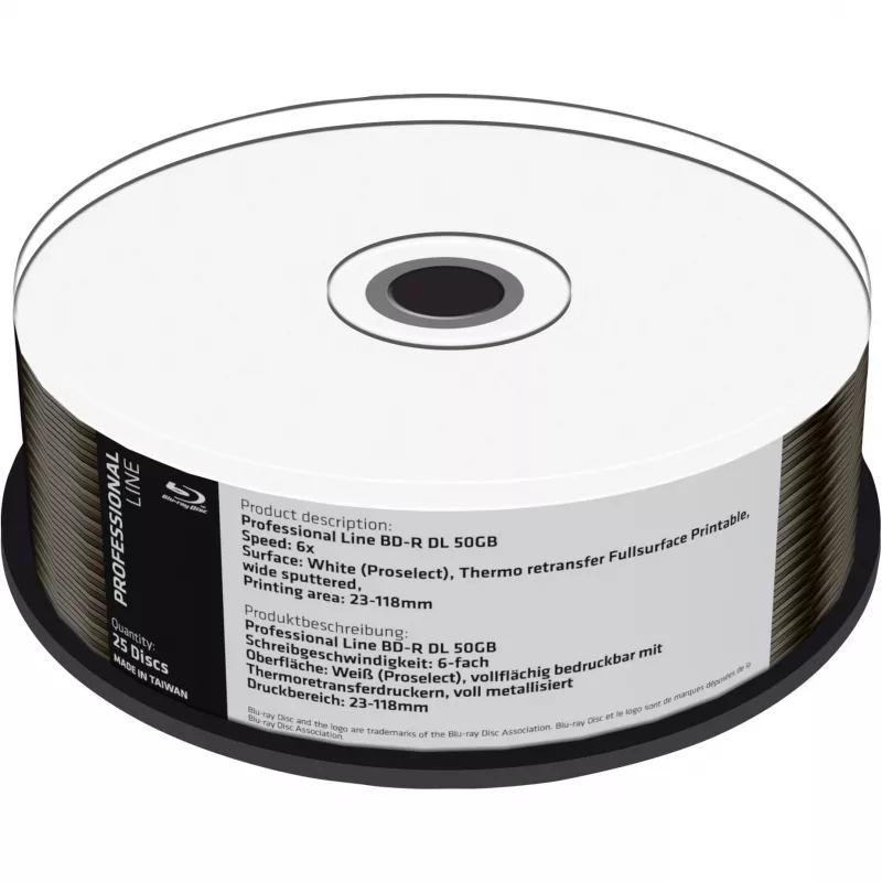 BD-R DL MediaRange 50GB 25 sztuk