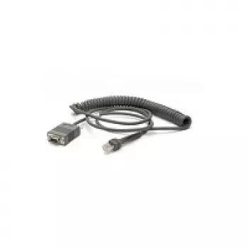 Zebra CBA-R71-C09ZAR przewód szeregowy Czarny 2,8 m RS232 DB9