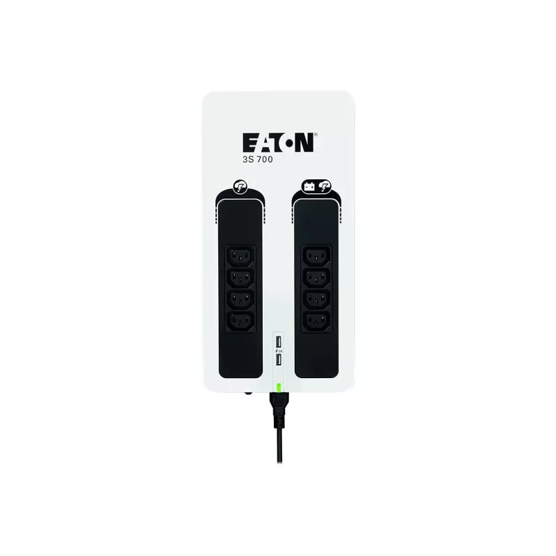 Eaton 3S700I zasilacz awaryjny (UPS) Standby (Offline) 0.7 kVA 420 W 8 gniazd AC