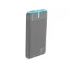 PowerBank EnerGo 10000mAh szaro-niebieski