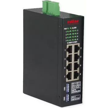 Zarządzalny przełącznik Ethernet ROLINE 21.13.1134 — 8-portowy 1 Gb/s