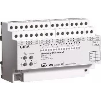 Siłownik GIRA 216100 KNX/EIB Jalousie 8-krotny 230V AC REG (216100)