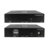 Zestaw przedłużacza USB C na HDMI przez Cat6 z obsługą KVM, 4K 60Hz, 4:4:4, Nadajnik/Odbiornik, USB, PoC, HDCP 2.2, do 70 m, TAA - Rozszerzenie wideo