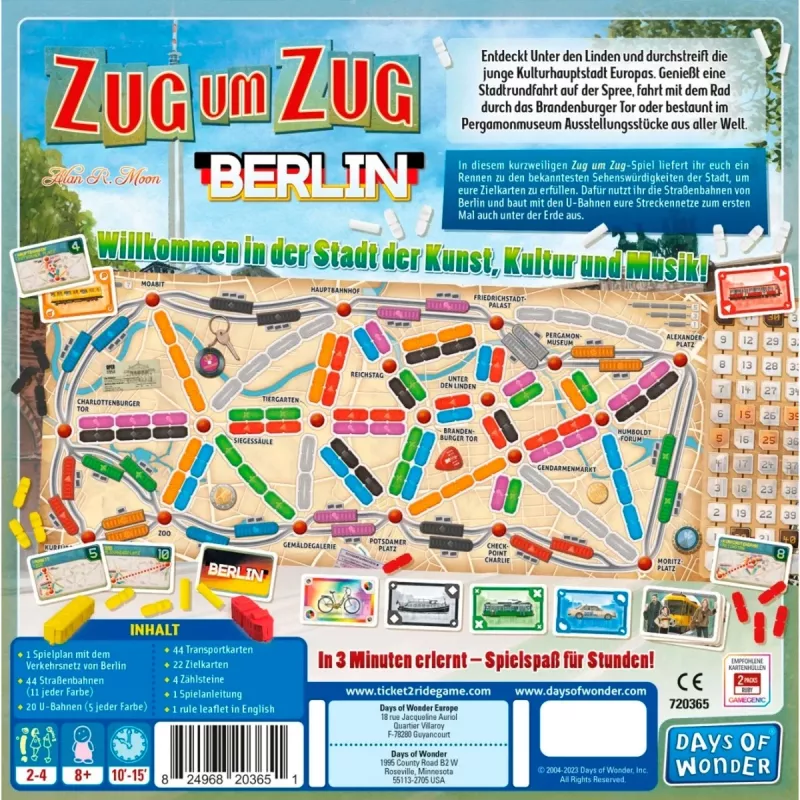 Zug um Zug: Berlin, gra planszowa