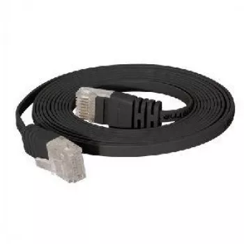 Kabel sieciowy Tecline 2m Kat.6 Czarny