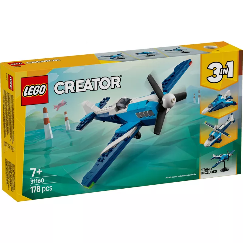 LEGO CREATOR 3 W 1 31160 Samolot Wyścigowy