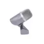 Mikrofon instrumentalny Omnitronic 13030902 — przewodowy XLR-3, 50–15000 Hz, czułość -55 dB, srebrny, zasilanie DC