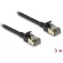 Kabel sieciowy DeLOCK RJ45 Cat.8.1 3m Czarny