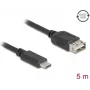 Kabel USB DELOCK 81539 USB Type-C na USB Type-A, długość 5 m