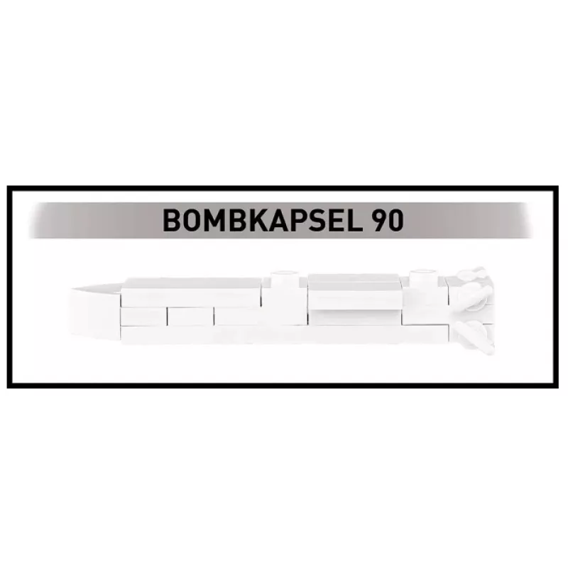 Zestaw konstrukcyjny Cobi Blocks Saab AJS 3 Viggen 911 szt. model do składania, 911 elementów