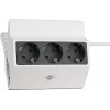 Brennenstuhl 1150070, 3 m, 3 wyjścia AC, do zastosowań wewnętrznych, IP20, antracytowy, biały, 16 A