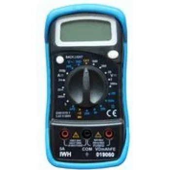 Cyfrowy multimetr ręczny IWH 019060 — pomiar napięcia AC/DC, przenośny tester ręczny
