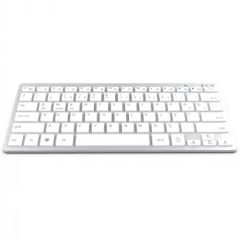 Klawiatura bezprzewodowa Inca IBK-569BT Bluetooth 78 klawiszy metaliczny srebrny