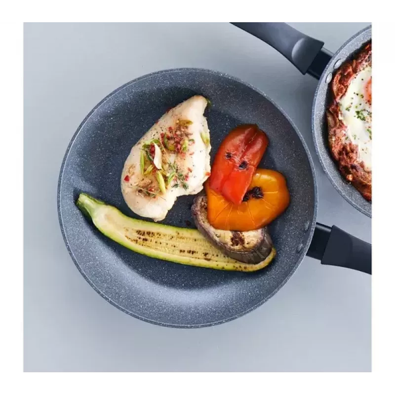 Pięcioczęściowy zestaw garnków Russell Hobbs Metallic Marble RH02814EU7 — powłoka nieprzywierająca, różne rozmiary