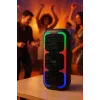 Przenośny głośnik stereo SQUEAK SQ1009 — Bluetooth 5.3, 45 W RMS, 10h bateria, FM, USB, AUX, LED, 1800 mAh, czarny
