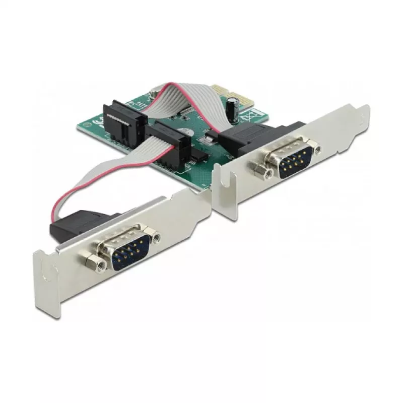 Karta DeLOCK PCI Express x1 na 2 x szeregowy RS-232
