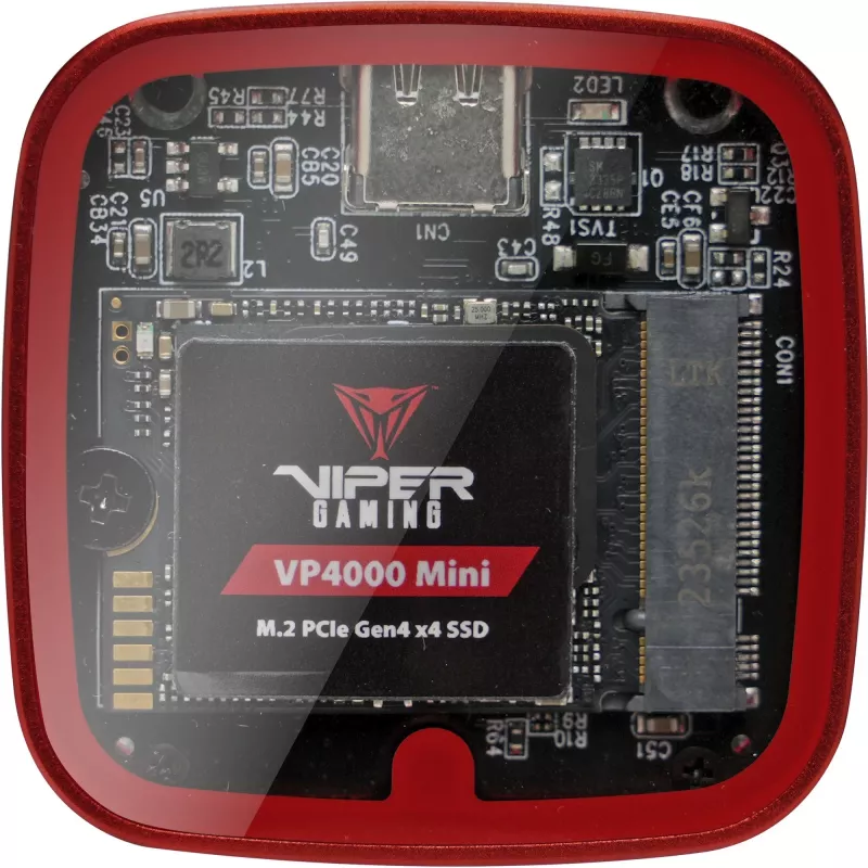 Zewnętrzna obudowa M.2 NVMe PATRIOT EV330U31CK dla SSD 2230, USB Type-C 3.2 Gen2 10 Gb/s