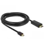 Video adapter kablowy DeLOCK 83699 Mini DisplayPort to HDMI 2m Czarny