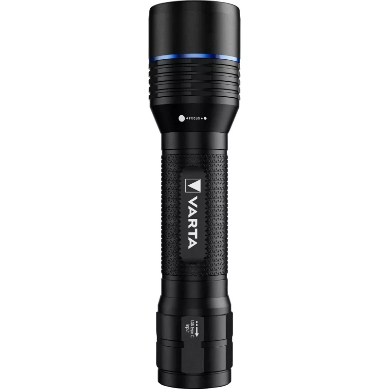 Latarka Varta F30R Aluminium Rechargeable LED, korpus aluminiowy, ładowalna