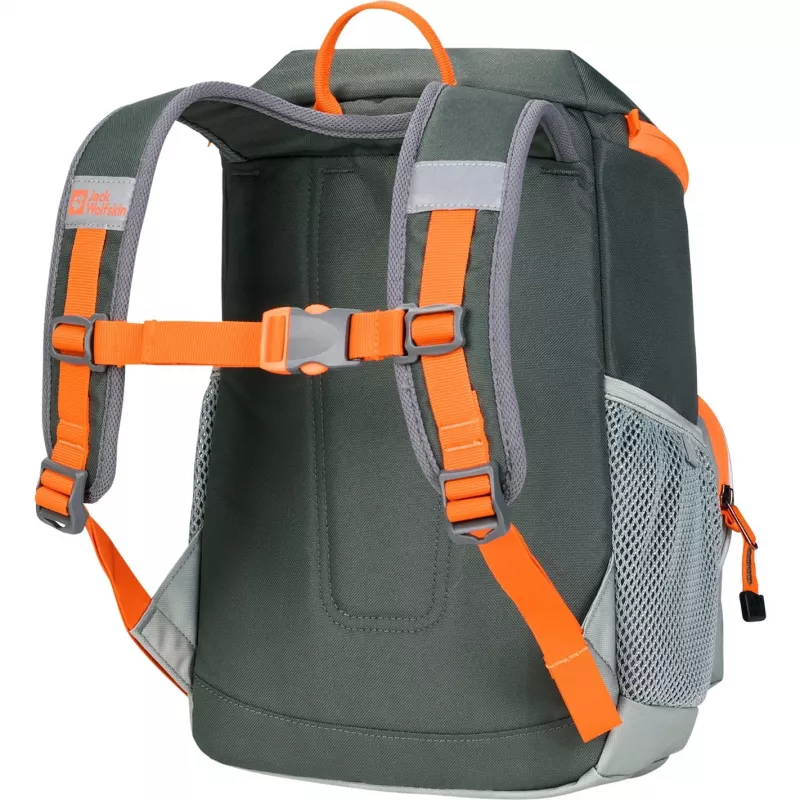 Jack Wolfskin Erlebnis Pack Plecak - Zielony/Pomarańczowy, 11 L