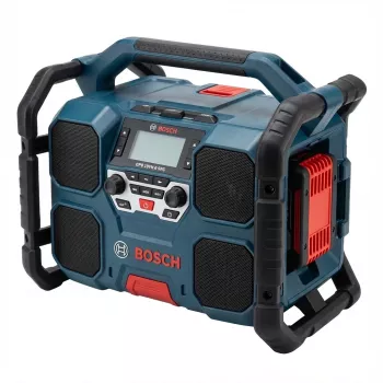 Akumulatorowe radio budowlane Bosch GPB 18VH-6, kompatybilne z systemem baterii Bosch 18V
