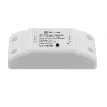 Inline WiFi Switch Tellur TLL331161 2200W — inteligentny przekaźnik liniowy do lamp i urządzeń