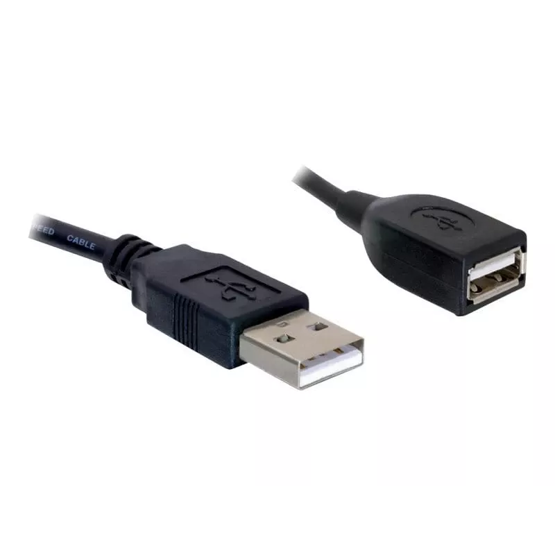Przedłużacz USB 2.0 DeLOCK 82457 0,15 m Czarny
