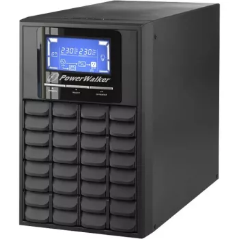 POWERWALKER VFI 1000 C LCD UPS On-Line 1000VA 3x IEC USB/RS-232 LCD Tower
