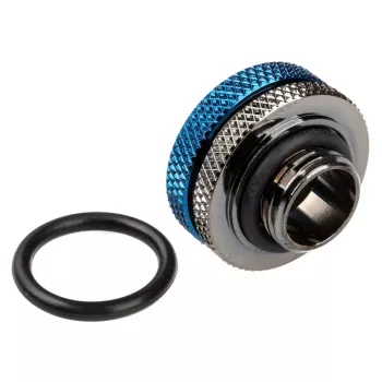 Bitspower Multi-Link Adapter G1/4 cala męski do twardej rurki 16 mm OD prosta złączka, błyszcząca czerń