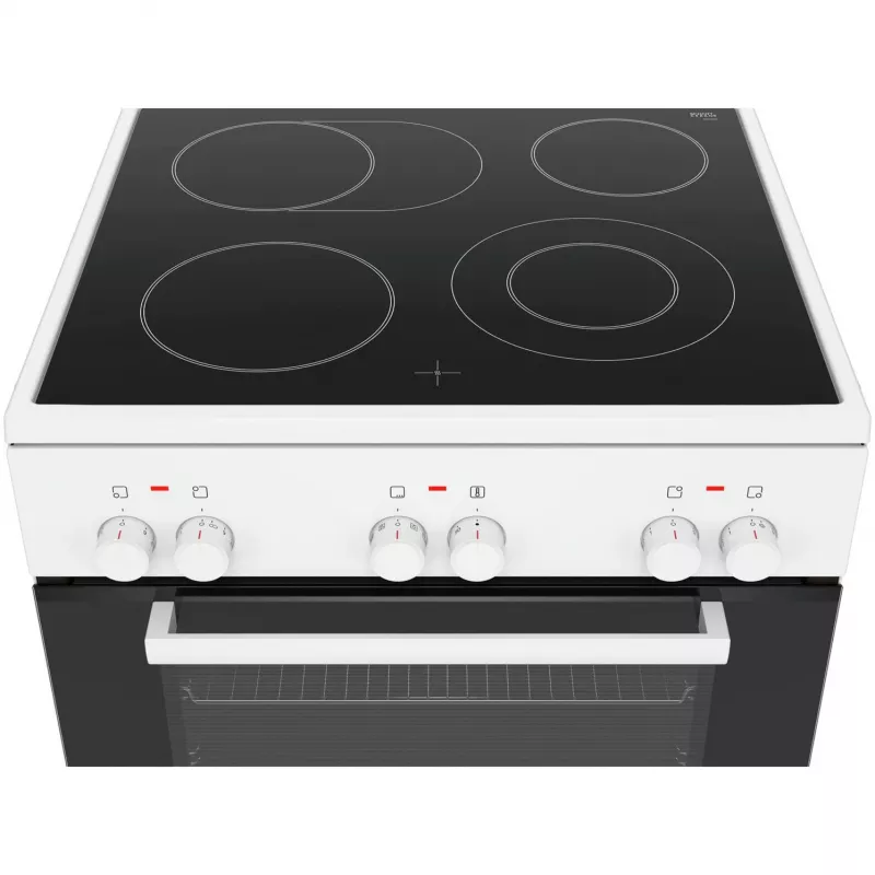 Kuchenka Bosch HKA090220 wolnostojąca elektryczna z płytą ceramiczną biała