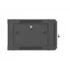 Wall-mount 19 inch rack cabinet LANBERG 4U 600x450 mm Czarny with metal door