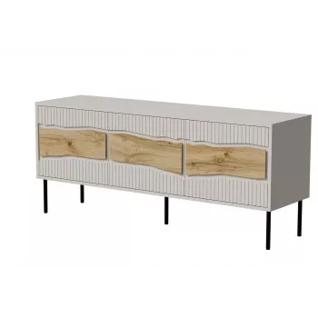 Cama INSERTO 3D szafka TV 143.5x40x61.5 kaszmir + LED