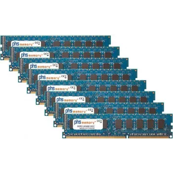 PHS-memory 64 GB (8x8 GB) Kit RAM dla Apple MacPro5,1 DDR3 UDIMM ECC 1066 MHz (SP125173)