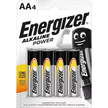 Alkaliczna bateria jednorazowa AA Energizer Classic 1,5 V LR6 — 4 szt., 50,5×14,5 mm, 23 g